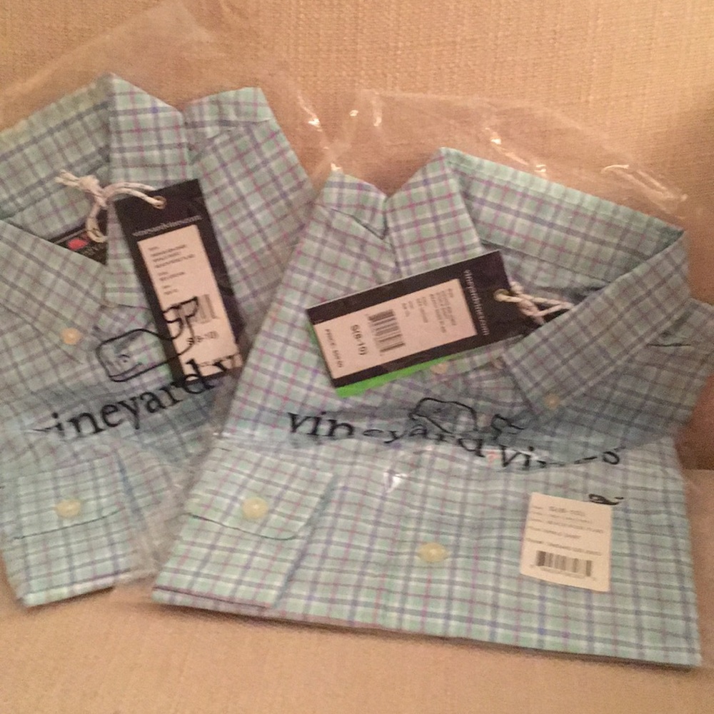 Vineyard Vines NWT boys size 8/10 Long Sleeve - Picture 7 of 7